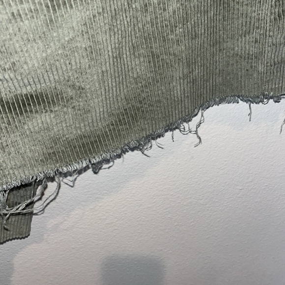 AMERICAN EAGLE CORDUROY CROPPED JACKET GREEN SIZE LARGE - Picture 4 of 5